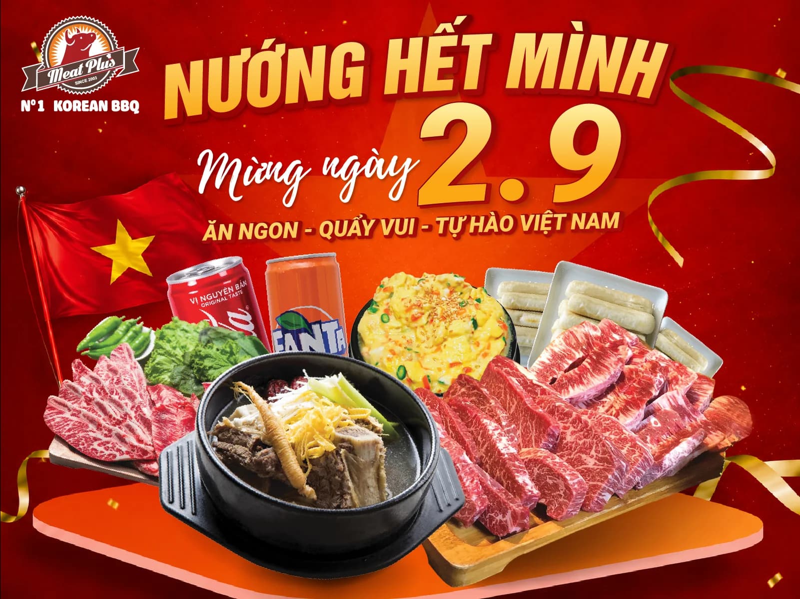 NHÀ HÀNG THỊT NƯỚNG HÀN QUỐC MEAT PLUS, ĐIỂM ĐẾN ẨM THỰC TOP ĐẦU DỊP LỄ 2/9 