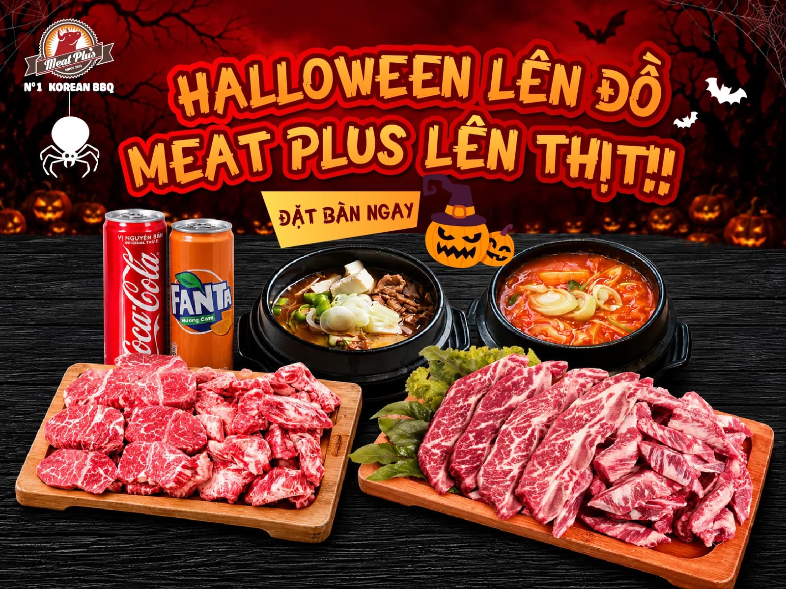 🎃 Halloween Lên Đồ – Meat Plus Lên Thịt! Hẹn Hội Bạn Đón Lễ Thật Vui 🥩