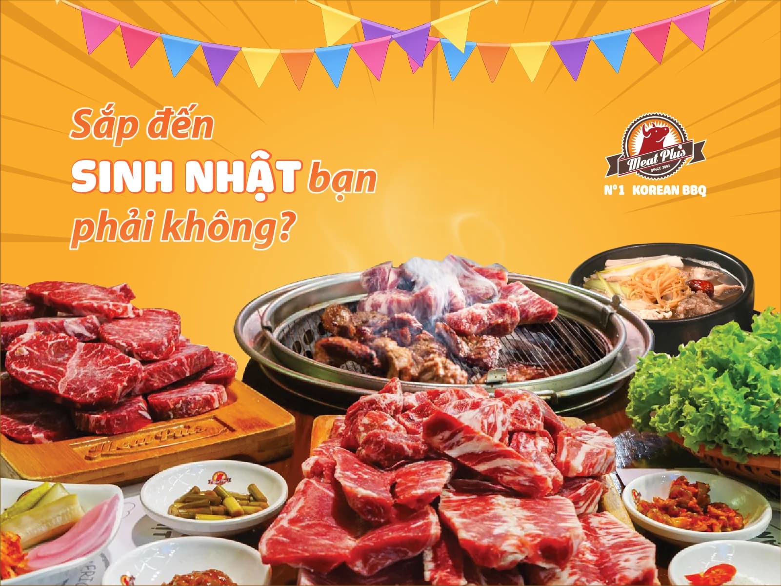 SINH NHẬT TƯNG BỪNG, MỪNG THÊM TUỔI MỚI VỚI MEAT PLUS