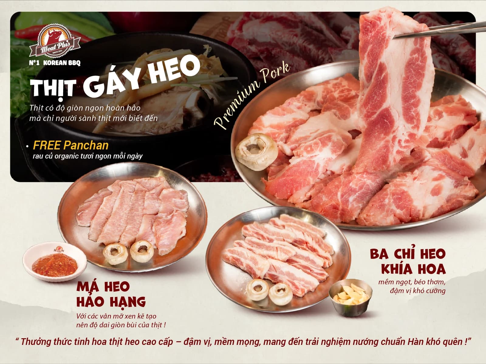 THỊT GÁY HEO - MÁ HEO - BA CHỈ HEO: BỘ BA "CHÂN ÁI" CỦA TÍN ĐỒ THỊT NƯỚNG MEAT PLUS 🤟