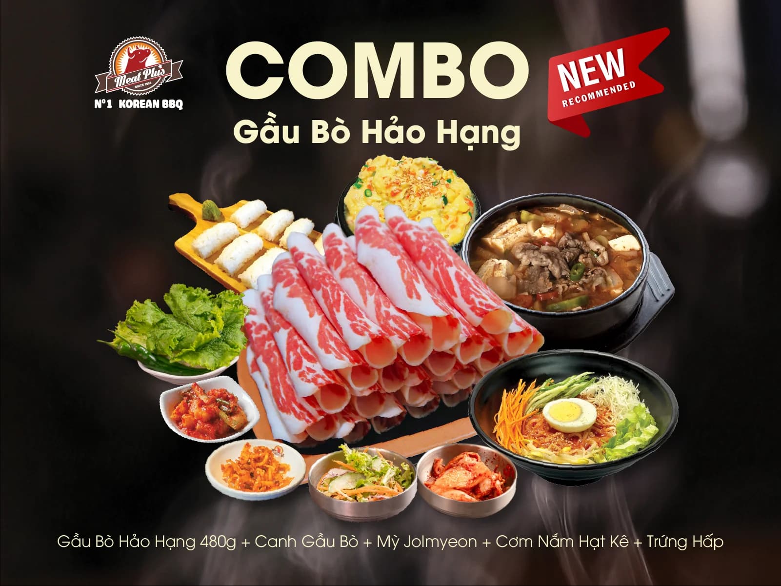 KHÁM PHÁ HƯƠNG VỊ TUYỆT ĐỈNH VỚI COMBO GẦU BÒ TẠI MEAT PLUS!